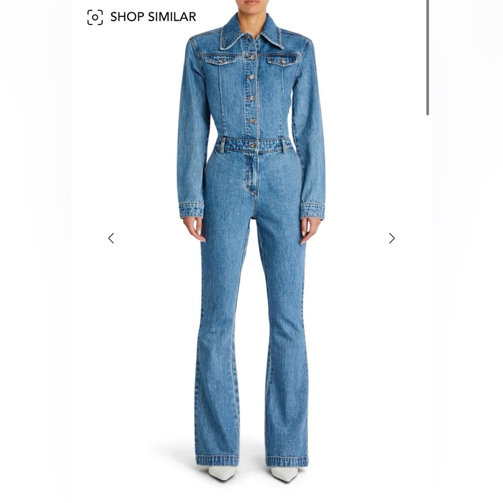 NWT SER.O.YA MABEL FITTED DENIM JUMPSUIT